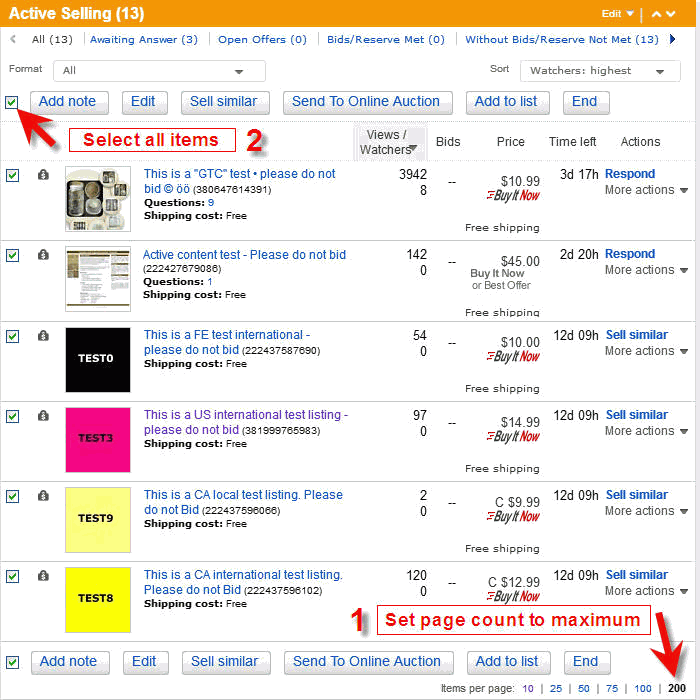 links in my descriptions to my ebay store https the ebay my ebay all selling