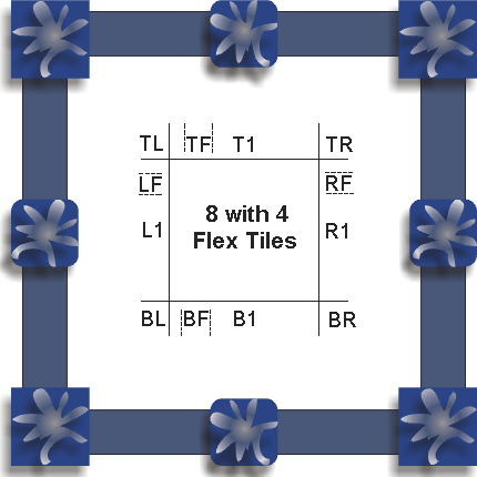 Sample full border graphic that is ready to dice.