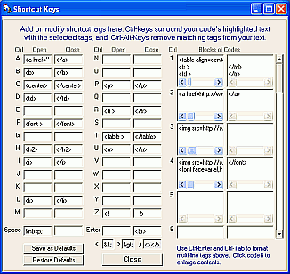 RagTag Shortcuts